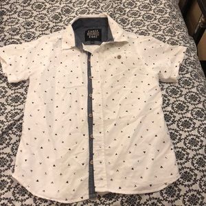 🖤🦃Boys dress shirt white size 10/12 lightly worn